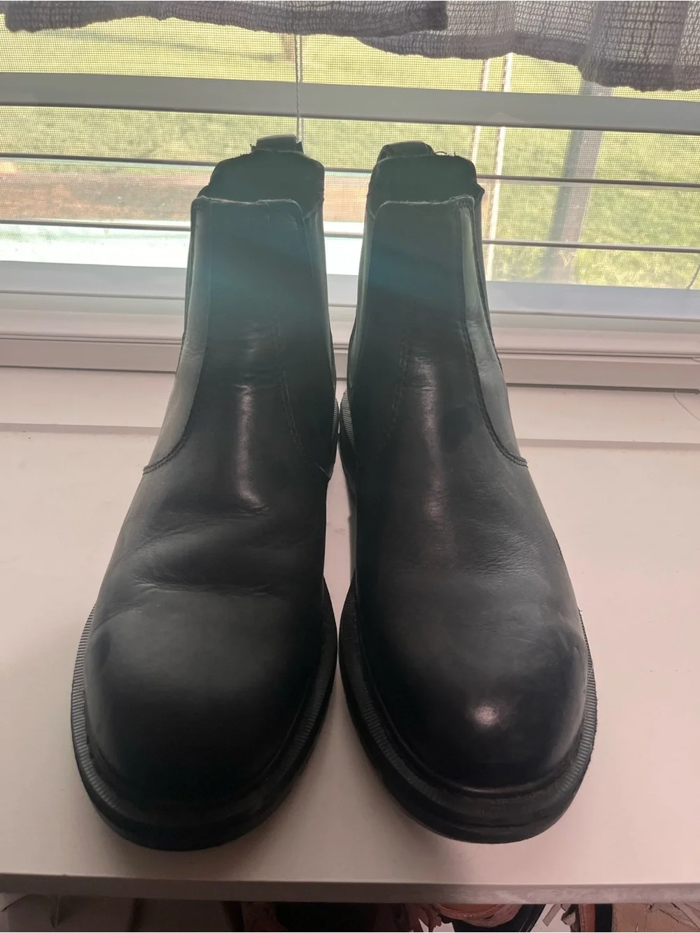 Men's Black Steeltoe Work Boots
